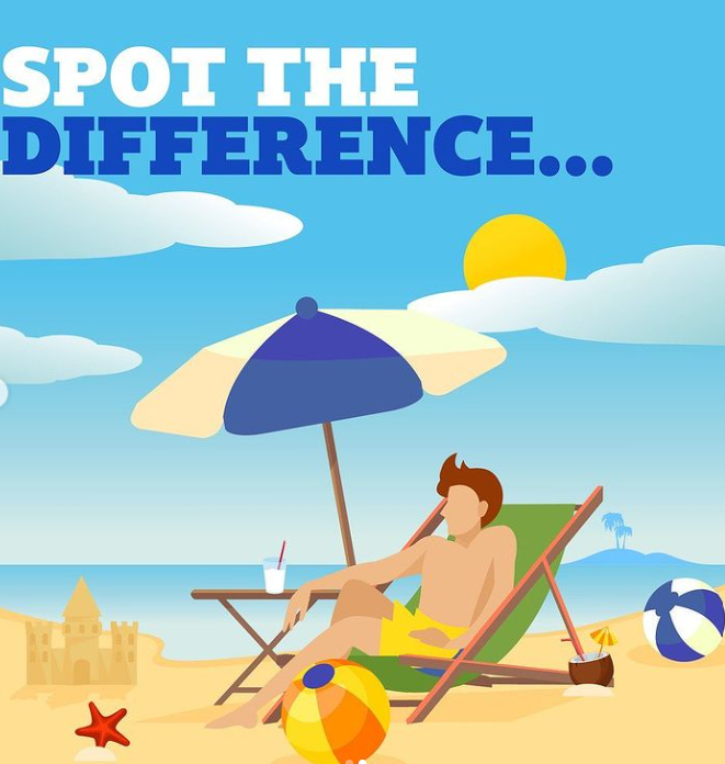 Spot the Differences this Summer: A Fun Beach #TuesdayTeaser